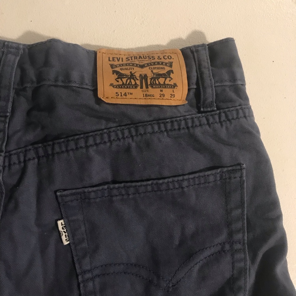 High rise Levi shorts